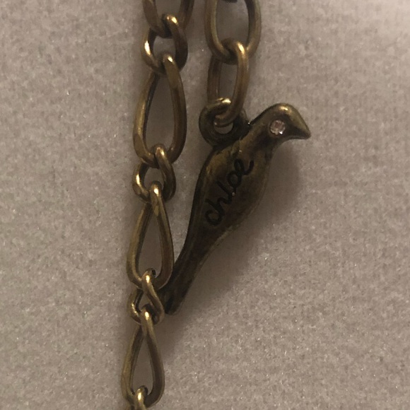 Pearl and crystal drops necklace. - Picture 3 of 4